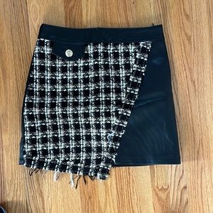 River island leather skirt